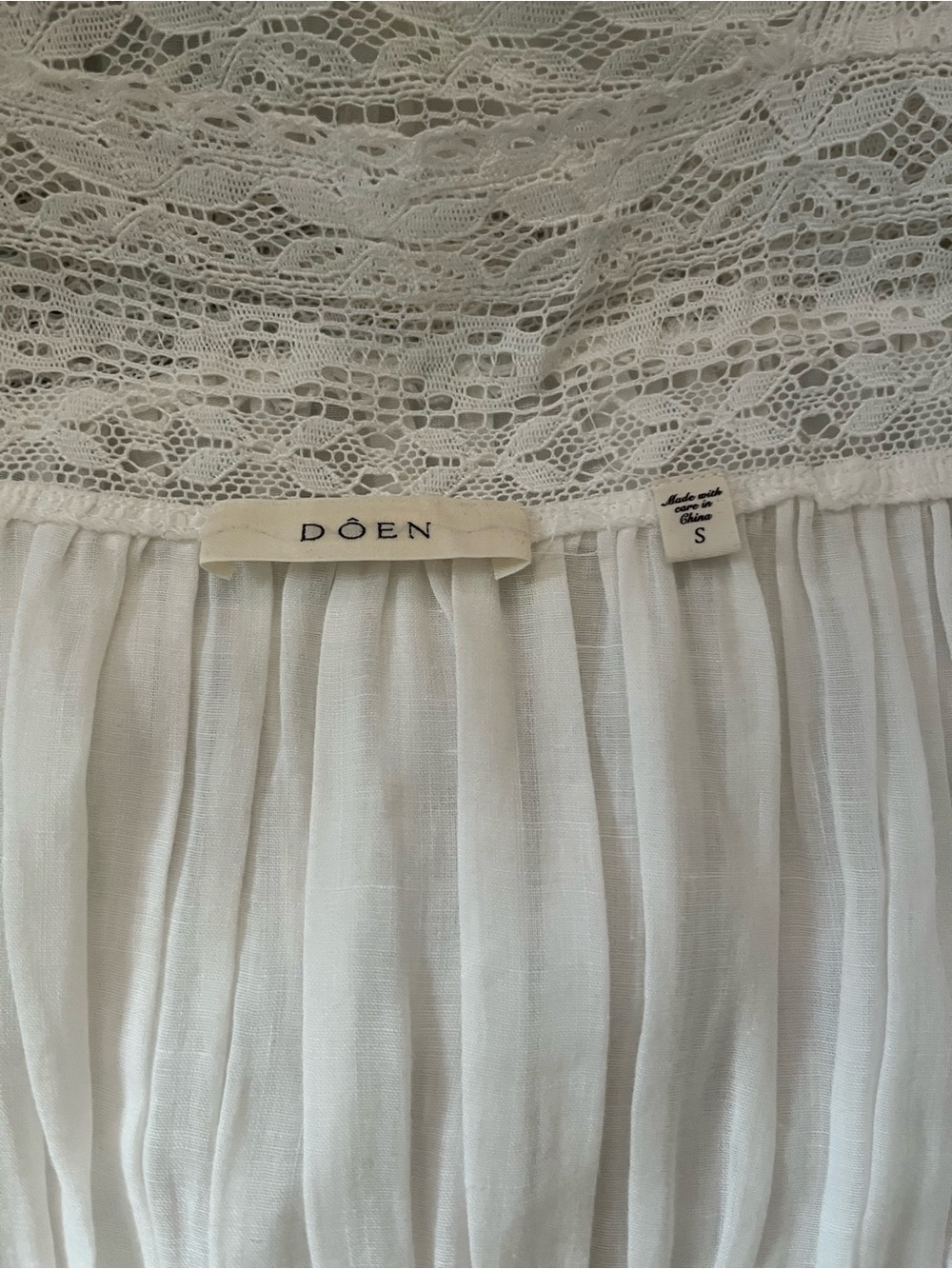 DÔEN Simona Lace Panel Maxi Dress - Picture 10 of 10